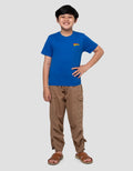 Character Superman Hero Fly Print Kaos Anak Laki-laki