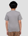 Character Superman Strong Print Kaos Anak Laki-laki
