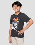 Character Superman Logo Comic Print Kaos Anak Laki-Laki