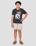 Character Superman Logo Comic Print Kaos Anak Laki-Laki