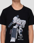 Character Print Transformers Battle Kaos Anak Laki-Laki