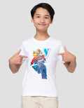 Character Print Transformers Teams Kaos Anak Laki-Laki