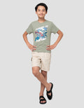 Character Print Transformers Push Kaos Anak Laki-Laki
