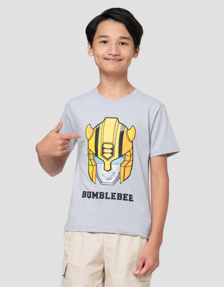Character Print Transformers Bee Kaos Anak Laki-Laki