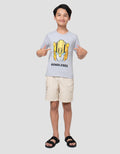 Character Print Transformers Bee Kaos Anak Laki-Laki
