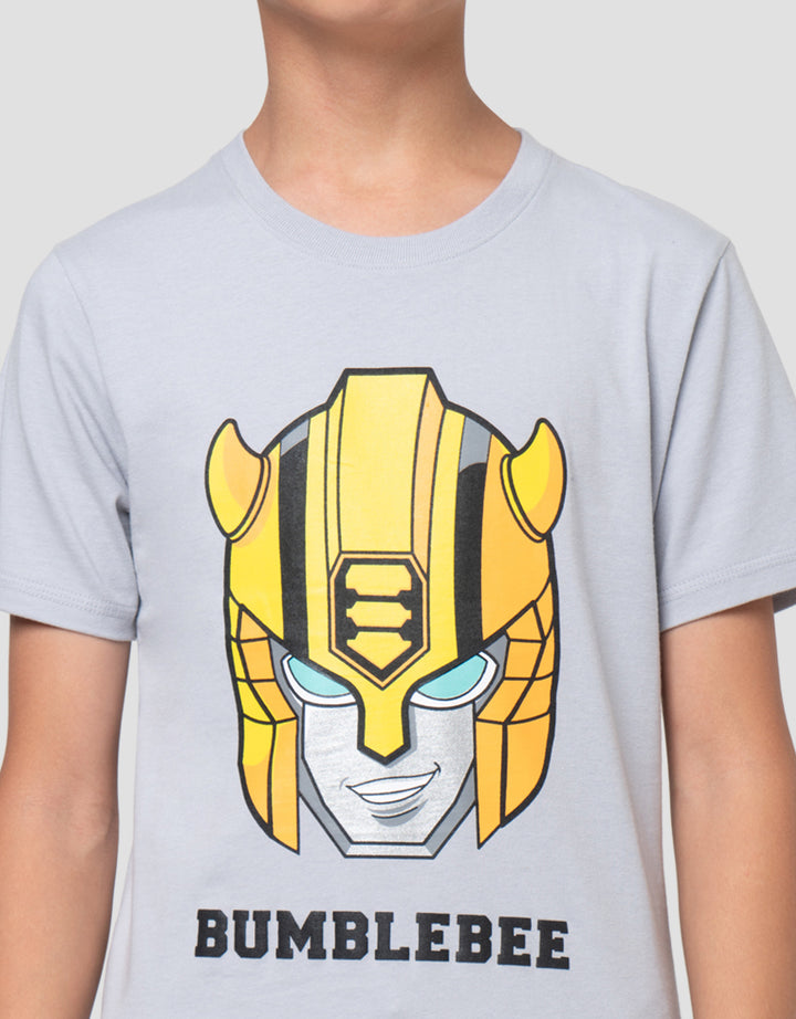 Character Print Transformers Bee Kaos Anak Laki-Laki