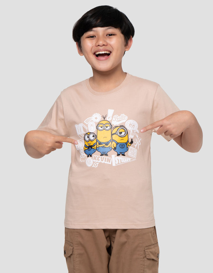 Character Minons Despicable Print Kaos Anak Laki-laki