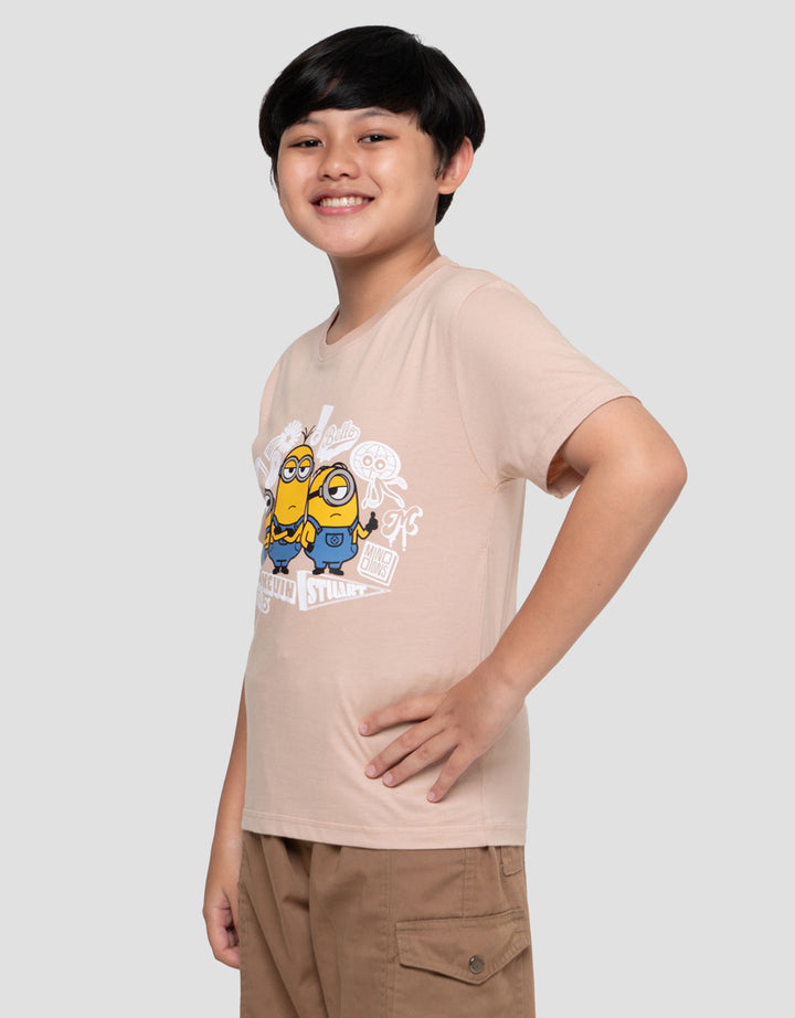 Character Minons Despicable Print Kaos Anak Laki-laki