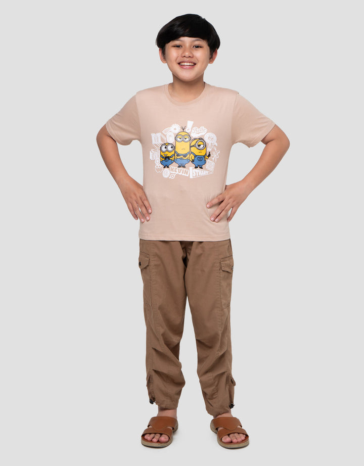 Character Minons Despicable Print Kaos Anak Laki-laki