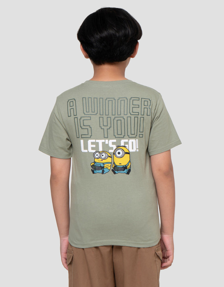 Character Minions Lets Play Print Kaos Anak Laki-laki