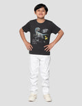 Character Jurassic Print Kaos Anak Laki-laki