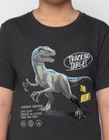 Character Jurassic Print Kaos Anak Laki-laki
