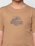 Character Jurassic Logo Hd Print Kaos Anak Laki-laki