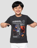 Character Mlbb Aldous Fire Print Kaos Anak Laki-laki