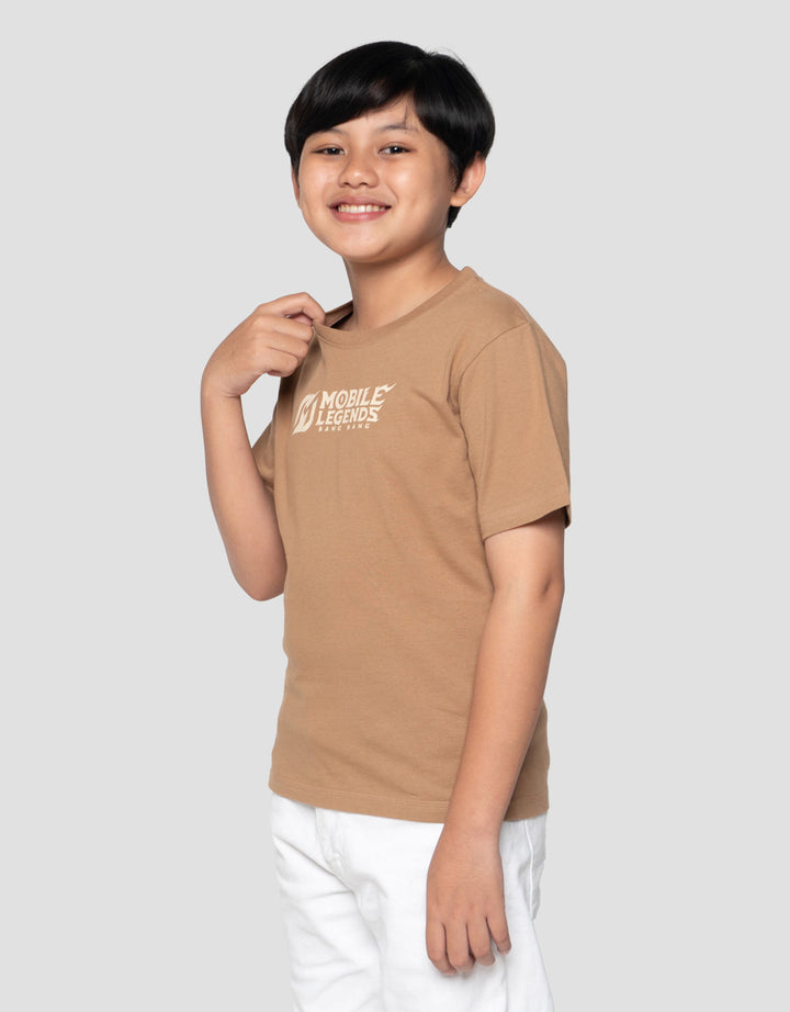 Character Mlbb Hayabusa Print Kaos Anak Laki-laki
