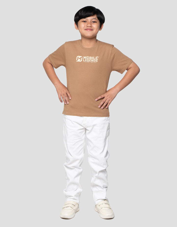 Character Mlbb Hayabusa Print Kaos Anak Laki-laki