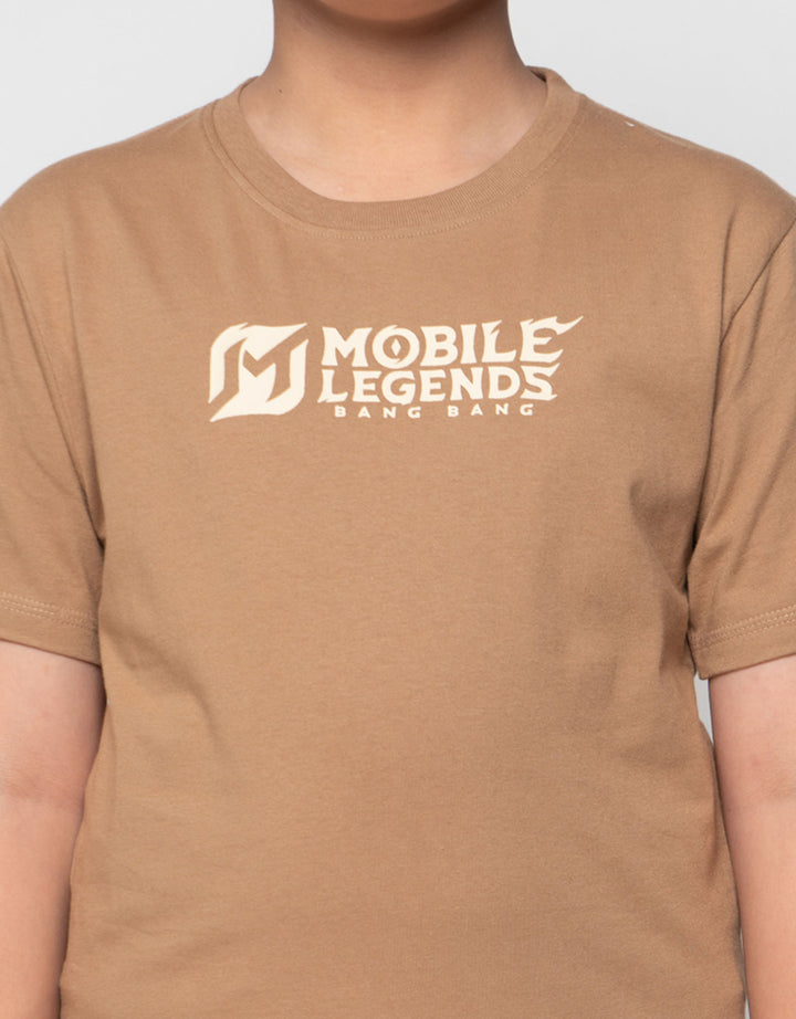 Character Mlbb Hayabusa Print Kaos Anak Laki-laki