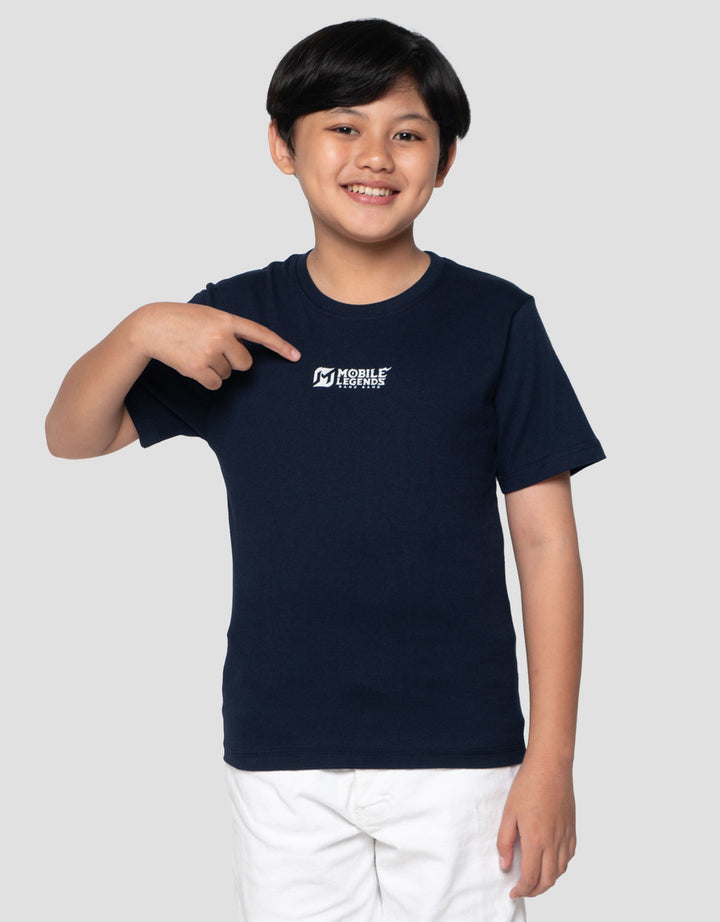 Character Mlbb Johnson Print Kaos Anak Laki-laki