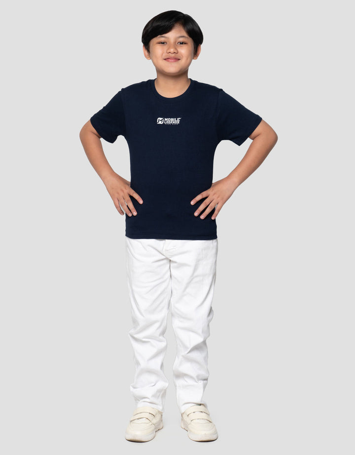 Character Mlbb Johnson Print Kaos Anak Laki-laki