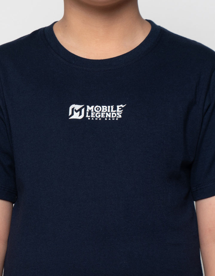 Character Mlbb Johnson Print Kaos Anak Laki-laki