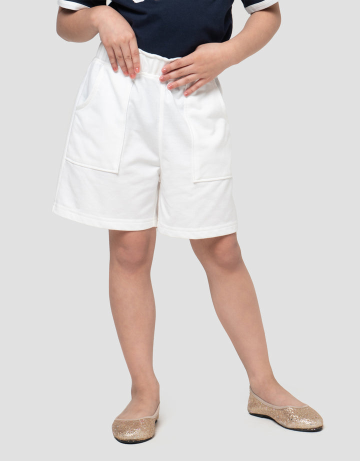 Little M Terry Paperbag Kantong Celana Pendek Anak Perempuan