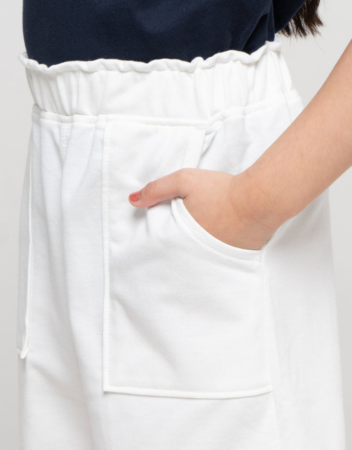 Little M Terry Paperbag Kantong Celana Pendek Anak Perempuan