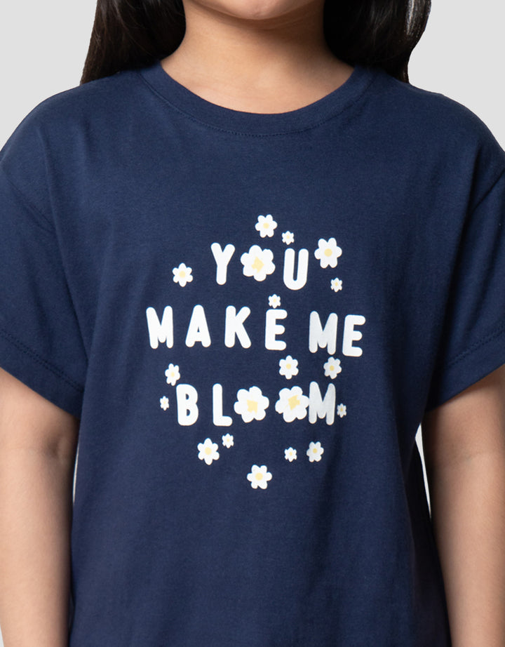 Little M Word Bloom Kaos Anak Perempuan