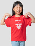 Little M Word Happiness Kaos Anak Perempuan