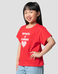 Little M Word Happiness Kaos Anak Perempuan