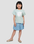 Little M Flower Your Day Kaos Anak Perempuan