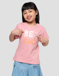 Little M Flower Be Kind Kaos Anak Perempuan