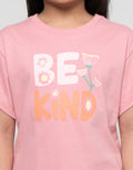 Little M Flower Be Kind Kaos Anak Perempuan