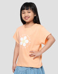Little M Flower Best Day Kaos Anak Perempuan