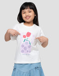 Little M Flower Color The Days Kaos Anak Perempuan