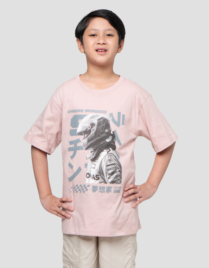 Nevada Print Racing Kanji Kaos Anak Laki-laki