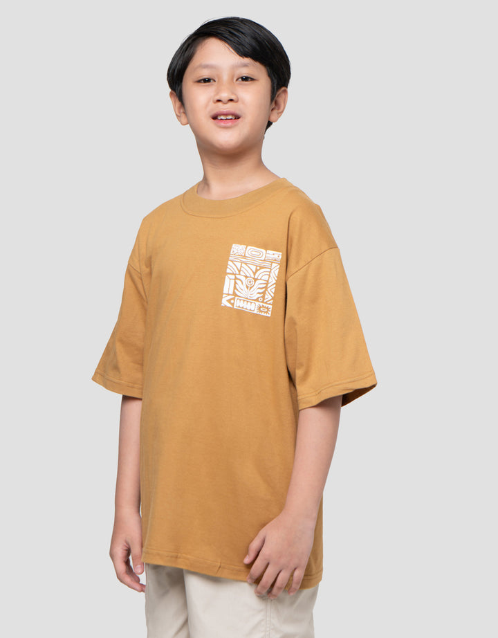 Nevada Both Side Print Sun Seeker Kaos Oversize Anak Laki-laki