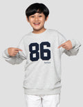 Nevada Basic Crewneck With Patch 86 Sweater Anak Laki-laki
