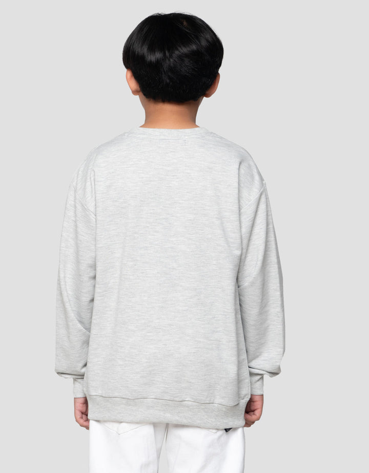 Nevada Basic Crewneck With Patch 86 Sweater Anak Laki-laki