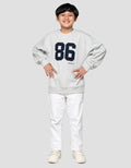 Nevada Basic Crewneck With Patch 86 Sweater Anak Laki-laki