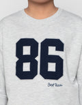 Nevada Basic Crewneck With Patch 86 Sweater Anak Laki-laki