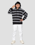 Nevada Yarndyed Bw Classic Stripe Sweater Hoodie Anak Laki-Laki