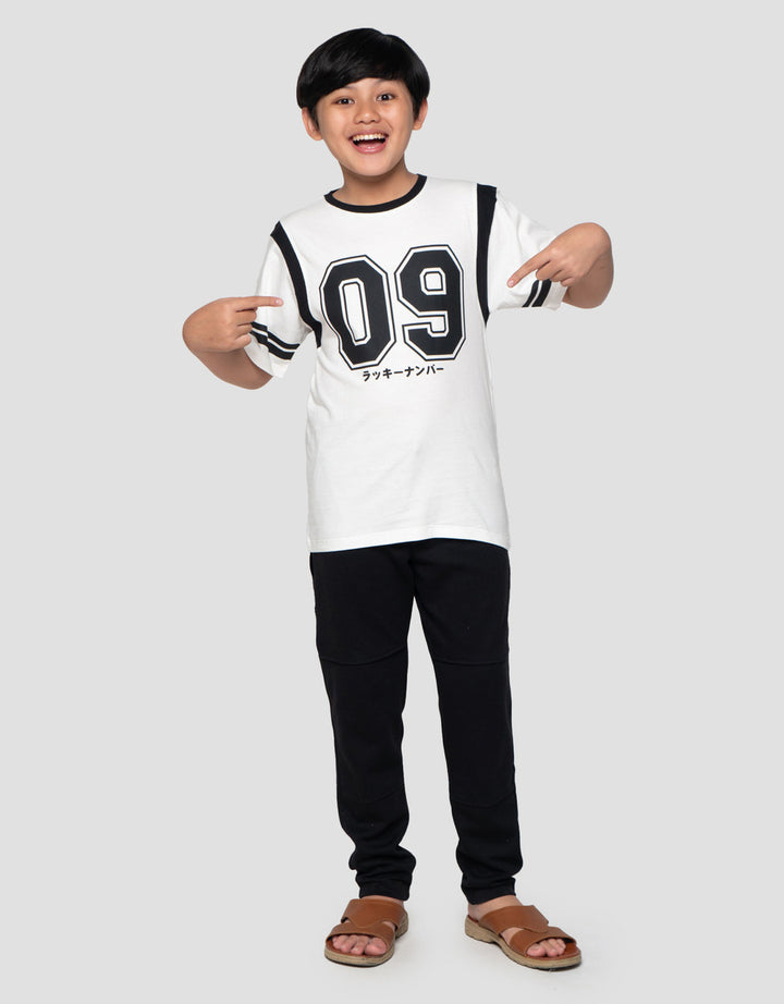 Nevada Number 09 Print Kaos Anak Laki-laki