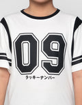 Nevada Number 09 Print Kaos Anak Laki-laki