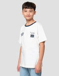 Nevada Ringer Print Small Wording Kaos Anak Laki-laki