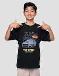 Nevada Print Top Speed Kaos Anak Laki-laki