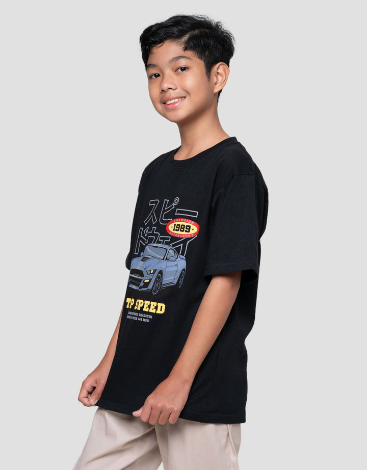 Nevada Print Top Speed Kaos Anak Laki-laki