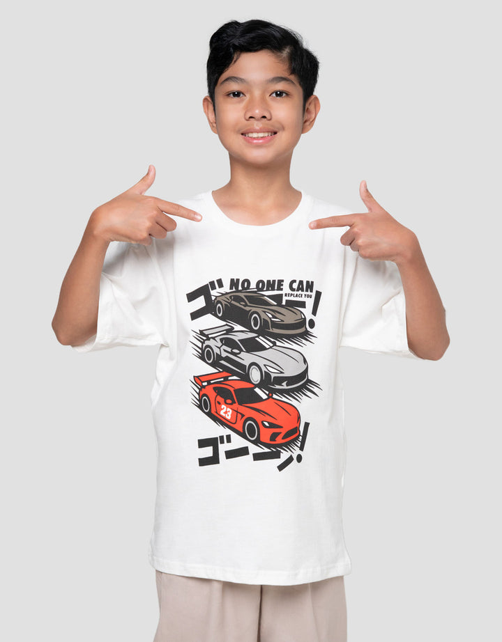 Nevada Print Racing Cars Kaos Anak Laki-laki
