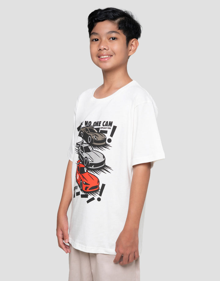 Nevada Print Racing Cars Kaos Anak Laki-laki
