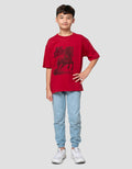Nevada Print Horse Kaos Oversize Anak Laki-laki