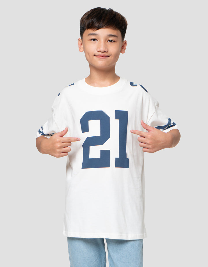 Nevada Print Number Kaos Oversize Anak Laki-laki